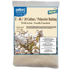 Pellon 80/20 Crib Size Cotton/Polyester Batting With Scrim
