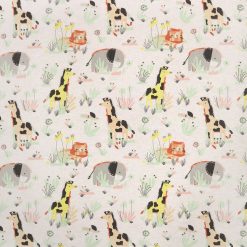 Jungle Animals in Grass Super Snuggle Flannel Fabric