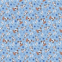 Dog Barking Novelty Cotton Fabric