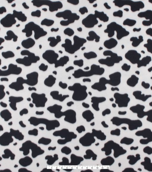 Cow Print Blizzard Fleece Fabric - Image 3