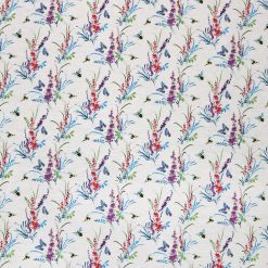 Orchids And Butterflies Super Snuggle Flannel Fabric