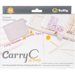 Carry C Interchangeable Bamboo Knitting Needle Set
