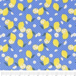 Singer Lemons And Dots Fabric Quarter Cotton Fabric Quarter