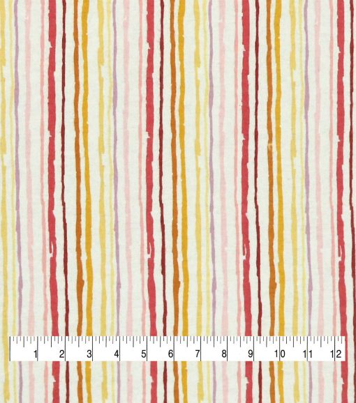 Pastel Stripe Super Snuggle Flannel Fabric - Image 3