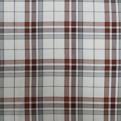 White Plaid Super Snuggle Flannel Fabric