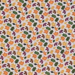 Mini Harvest Leaves Multi Harvest Cotton Fabric