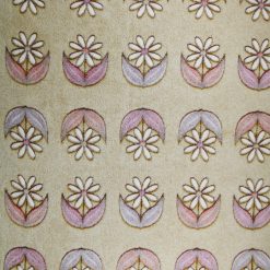 Sew Lush Retro Floral Embossed Fleece Fabric