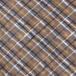 Sketch Plaid Anti Pill Fleece Fabric
