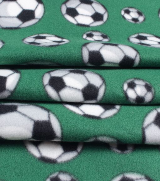 Soccer Blizzard Fleece Fabric - Image 2