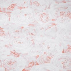 Roses Quilt Metallic Cotton Fabric by Keepsake Calico