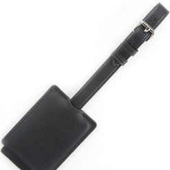 Retractable Leather Luggage Tag
