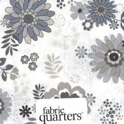 White 1 Piece Cotton Fabric Quarter