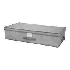 Simplify 28 x 16 Heather Gray Under the Bed Storage Box