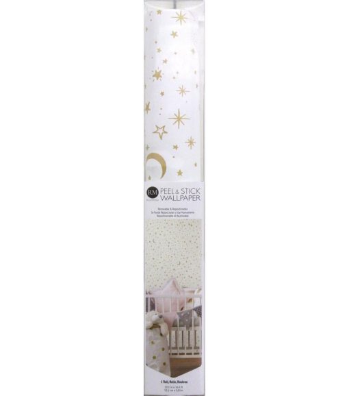 RoomMates Wallpaper Gold Twinkle Little Star - Image 9