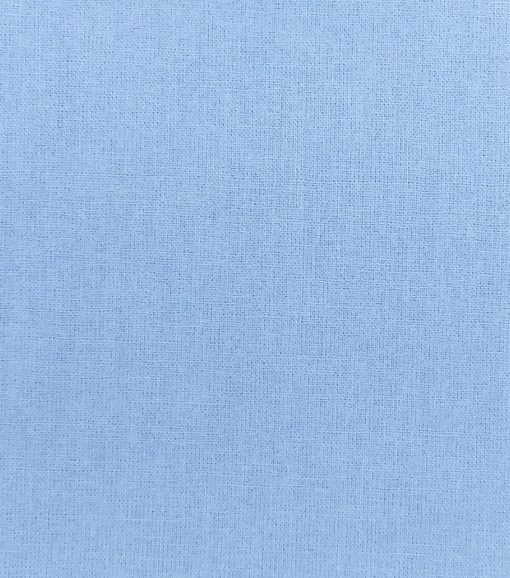Medium Blue Cotton Fabric Quarter - Image 2