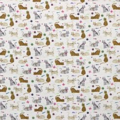 Curious Cats Super Snuggle Flannel Fabric