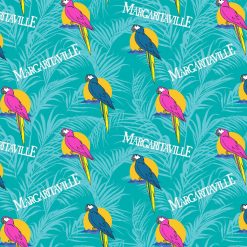 Jimmy Buffett Parrot Paradise Cotton Fabric