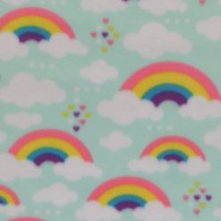 Bright Rainbows Blizzard Fleece Fabric
