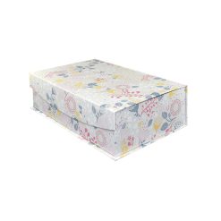10 x 7 White Meadow Flip Top Box by Place   Time