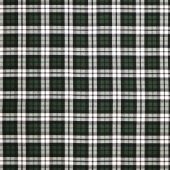 Green White Plaid 108 Wide Flannel Fabric