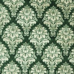 Green Victorian Luxe Fleece Fabric