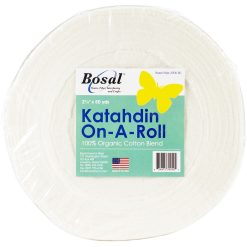 Bosal Katahdin On A Roll 100% Organic Cotton Batting 2.25 x50yd