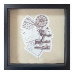 12 x 12 Black Front Loading Shadow Box by Place   Time