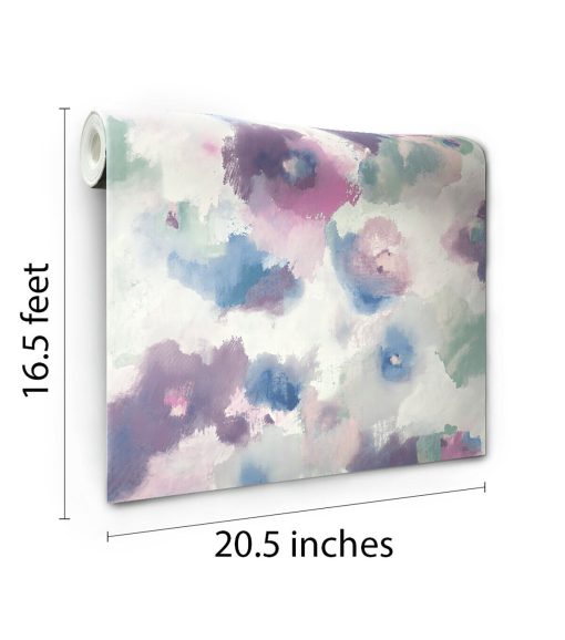RoomMates Wallpaper Impressionist Floral - Image 6
