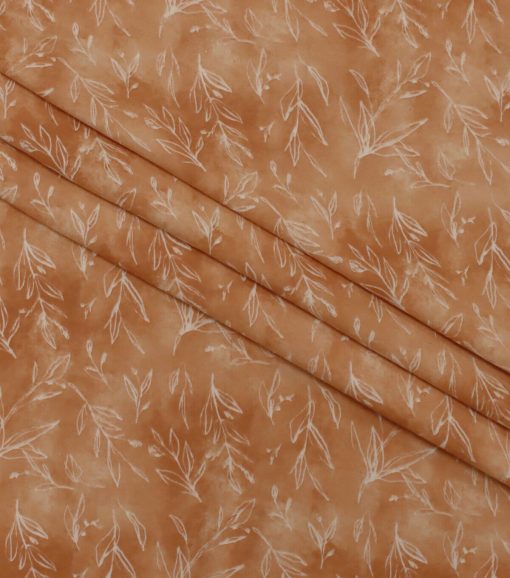 Leaves Super Snuggle Flannel Fabric - Image 2