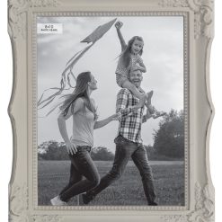 8 x 10 White Picture Frame With Embellished Corners