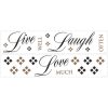 RoomMates Wall Decals Live Laugh Love