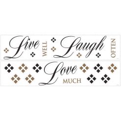 RoomMates Wall Decals Live Laugh Love