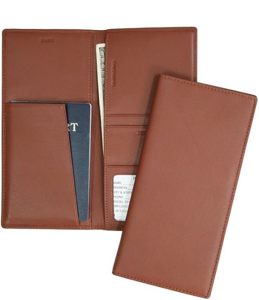 Leather RFID Blocking Passport Ticket Holder - Image 6