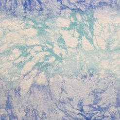 Blue Tie Dye Super Snuggle Flannel Fabric