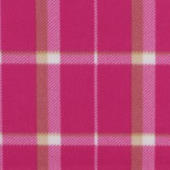 Hot Pink Plaid Blizzard Prints Fleece Fabric
