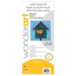 Wonderart Latch Hook Kit Bird House 12 12