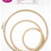 Frank A. Edmunds 3pk Embroidery Hoops