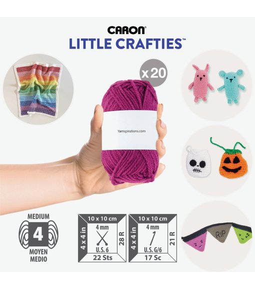 Caron Little Crafties Yarn 20pk - Image 4