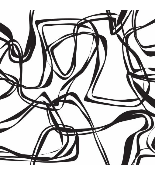 RoomMates Ribbon Trail Peel   Stick Wallpaper