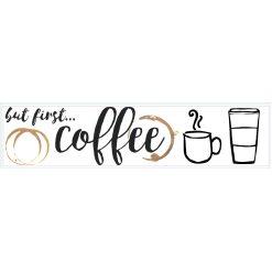 RoomMates Wall Decals But First Coffee