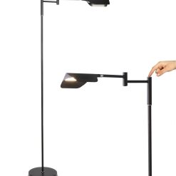 Brightech Leaf LED Floor Lamp   Black