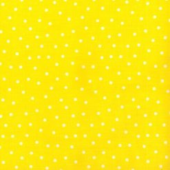 Polka Dots on Yellow Quilt Cotton Fabric by Keepsake Calico