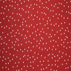Dots on Racing Red Cotton Fabric by Quilter s Showcase