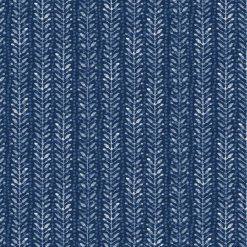 Surface Style 20.5  x 18  Indigo Kumo Branch Peel   Stick Wallpaper