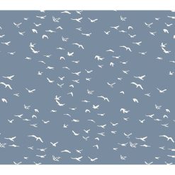 Super Snuggle Calm   Cool Tiny Birds Flannel Fabric