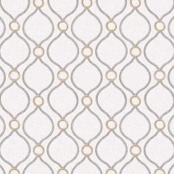 Surface Style 20.5  x 18  Platinum Curveball Peel   Stick Wallpaper