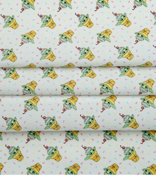 Mandalorian Cutest Dessert Cotton Fabric - Image 3