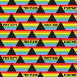 Pink Floyd Prism Stripe Cotton Fabric