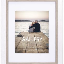 Malden 8 x 10 Matted to 11 x 14 Brown Frame With Beveled Mat