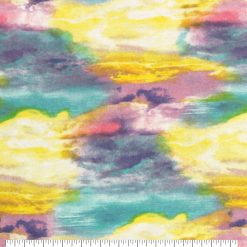 Rainbow Cloud Blender Super Snuggle Flannel Fabric